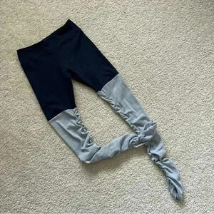 Inner Fire Apparel High Rise Yoga Leggings Women’s Size Medium Gray/Blue Block